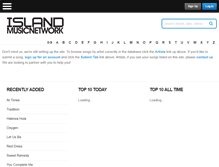 Tablet Screenshot of islandmusicnetwork.com